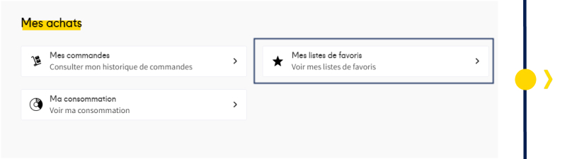 Consultez vos listes dans l'espace MyRubix