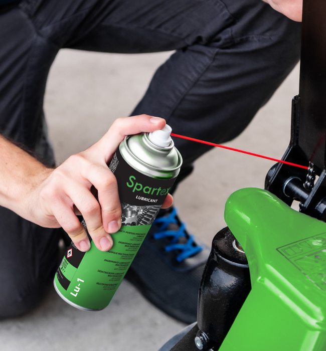 Gamme Spartex de produits de maintenance, entretien et équipement d'atelier