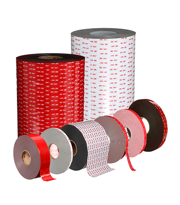Gamme de rubans 3M™ VHB™ - rouleaux double face haute performance