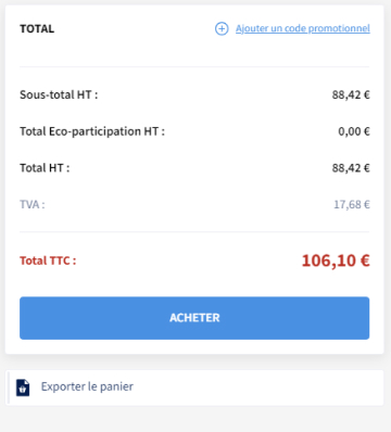 Rubix FAQ - ajouter un code promo