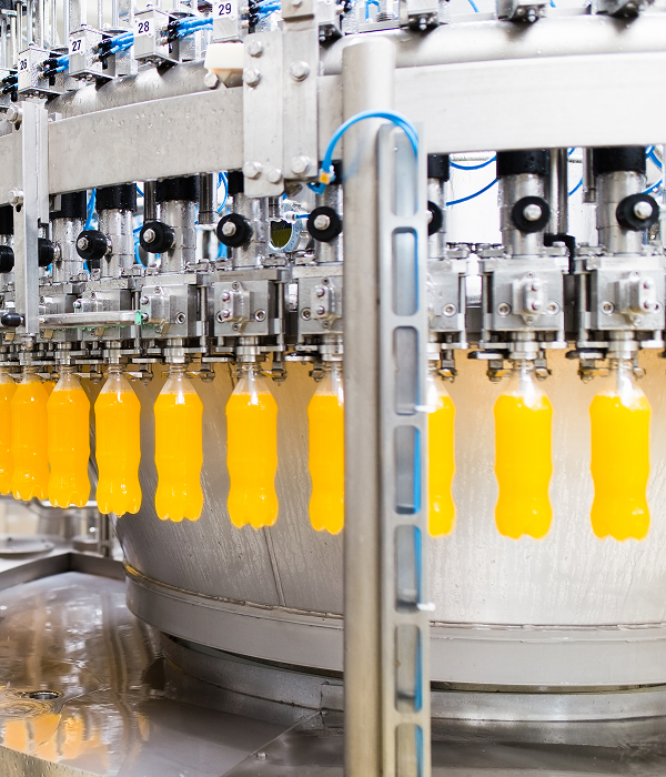 Processus de remplissage industriel