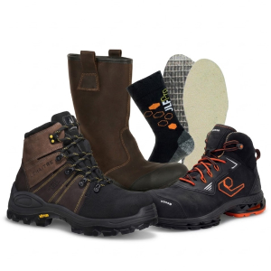 Bottes de sécurité fourrées pour la protection des pieds en conditions hivernales