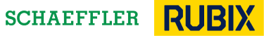 Les logos Rubix et Schaeffler