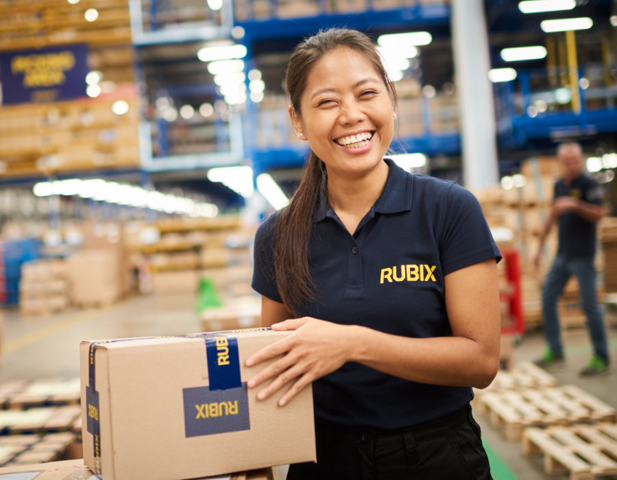 Produits des Marques Exclusives Rubix rassemblés en environnement industriel, outillage, protection et transmission