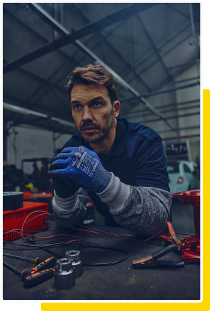 La technologie des 7 Gants de la gamme Green Protech Lebon